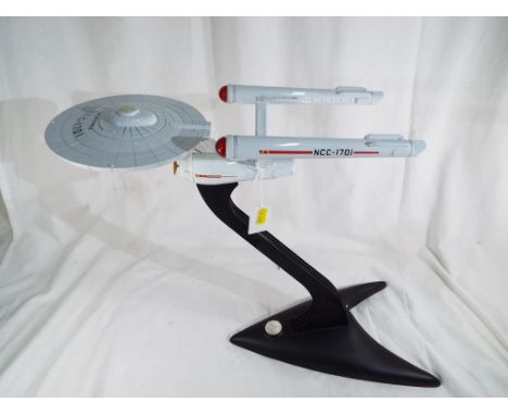 Star Trek - The official Star Trek U.S.S Enterprise diecast Captains Lamp with stand, approx  44cm (h)