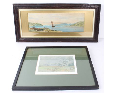 Two pieces:  1. After Lionel Edwards 'Rye Hill, Wimborne St Giles, Dorset' lithograph, signed in pencil (l.l.) 15.3 x 20.2 cm