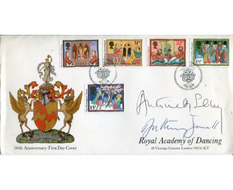 Covercraft Signed FDC Royal Academy Of Dancing FDC Signed By British Prima Ballerina Dame Antoinette Sibley And British Balle