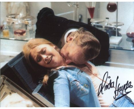 Hammer Horror 8x10 Dracula Movie Photo Signed By Actress Linda Hayden Good condition. All signed items come with a Certificat