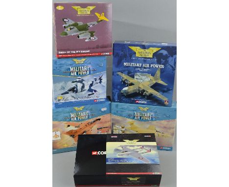 A QUANTITY OF BOXED CORGI CLASSICS AVIATION ARCHIVE MODELS, mainly from the Military Air Power Series, all are of R.A.F. Airc