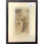 Follower of Edward Hopper (American,1882-1967), etching, bears signature 'E.Hopper' and pencil