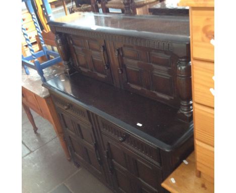 ERCOL DARK COURT CUPBOARD. W124CM