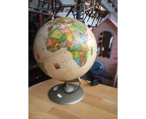 AN ILLUMINATED GLOBE