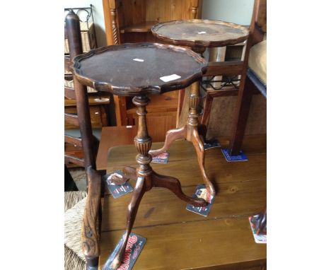 PAIR TRIPOD TABLES