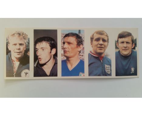 DAILY SKETCH, World Cup Souvenir Cards, complete set of 40 (in eight uncut strips of five), with album, VG to EX, 9