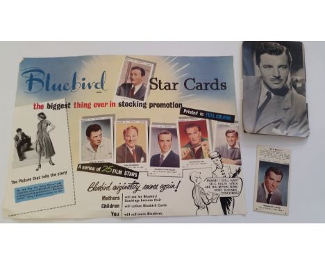 BLUEBIRD, selection, inc. Exciting Film Stars, complete (many corners clipped); Joker, Star Card (No. 1); Portrait Voucher (s
