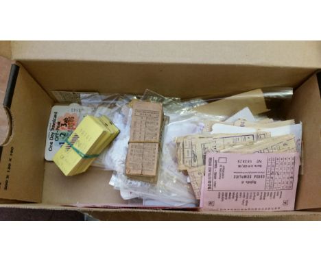 TRANSPORT, bus tickets, inc. London Transport, United Automobile Services, U.T.A., Western S.M.T. Co., East Kent Road Car Co.