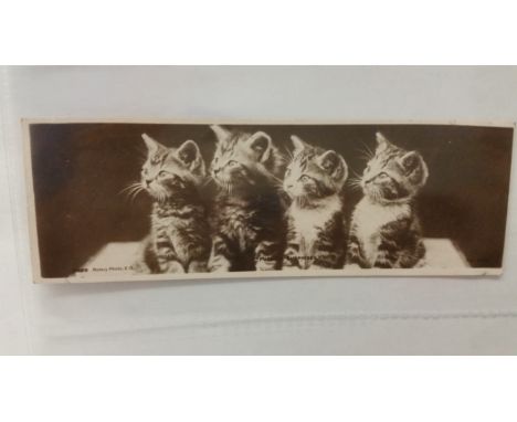ROTARY, Midget Book Post (kittens), bookmark shaped postcards, none pu, G to VG, 15