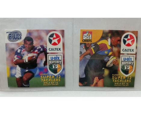 RUGBY UNION, modern, inc. Card Crazy Authentics, Futera, Sports Deca etc., possibly complete, in ring-binder, VG to EX, 220*