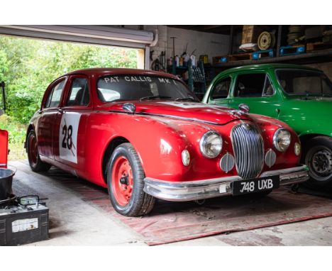 On offer directly from the Callis Collection.
Pat’s very well known period Jaguar race car
An original, RHD 3.4-litre with ov