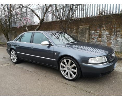 Smart Audi S8 360 with built in PlayStation offered at No Reserve.
Aluminium body and panels. 443bhp, 4.2-litre V8 mated to a