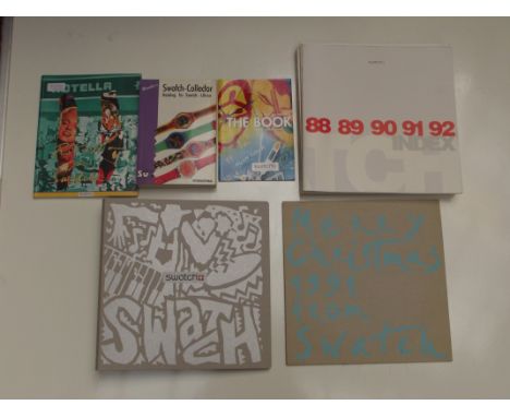 Swatch watch - Swatch accessories, 8 books and folders. 
