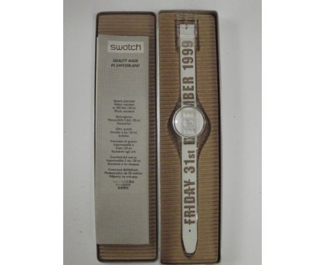 Swatch watch - The last Swatch of the Millennium, Friday 31st of December 1999.