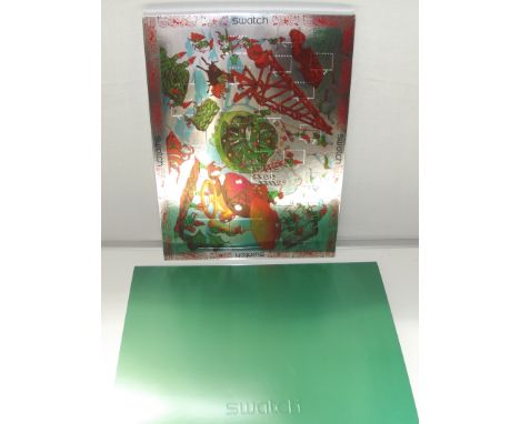 Swatch watch - Swatch watch Christmas '97, calendar.