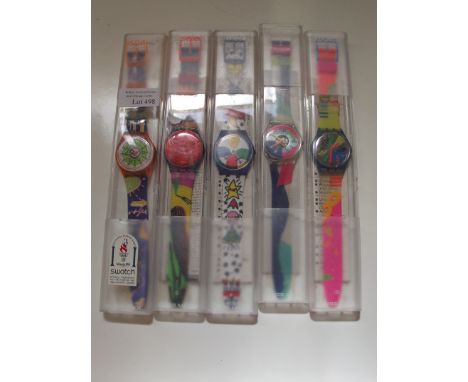 Swatch watch - Swatch Quartz, 5 different watches.