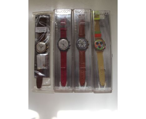 Swatch watch - Swatch Chrono, 4 different watches