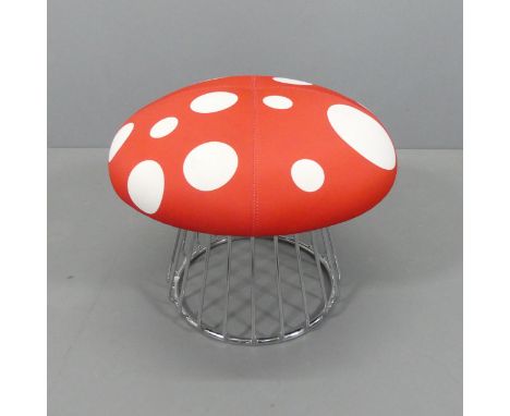 A Boss Design Group Magic stool in the form of a toadstool mushroom, with maker's labels to original fabric. Current RRP ca. 