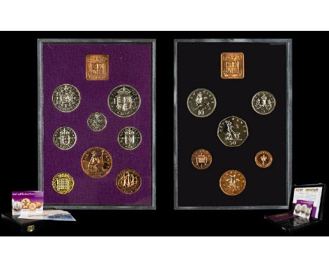 Royal Mint Issue Offered by The London Mint Office - The Last and First Proof Sets of British Pre-decimal and Decimal Coins E