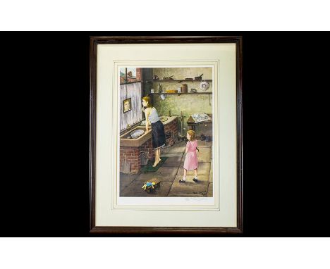 Tom Dodson 1910 - 1991 Ltd and Numbered Edition Colour Print / Lithograph. Titled ' The Spot ' Studio Arts, This Is No 566 of