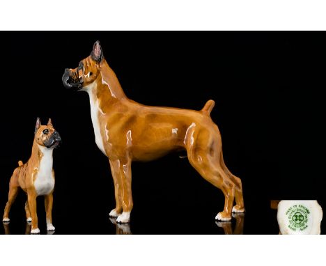 Royal Doulton Ceramic Dog Figure - CH Warlord of Mazelaine. HN2643, Model No 1412A. Designer Peggy Davies. Issued 1952 - 1985