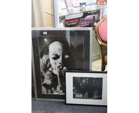 Graham Smith (20th Century) Tynebridge 1979 Gelatin silver print 28 x 34cm and a black &amp; white photograph of a disturbing