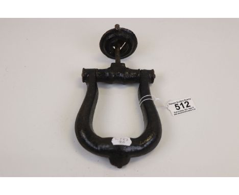 Antique cast iron door knocker 
