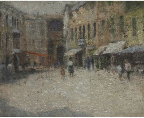 *Phyllis K RobertsVENICEA pair, both signed verso, oil on canvas laid to boardboth 14.5 x 19.5cm;and another pair of views of