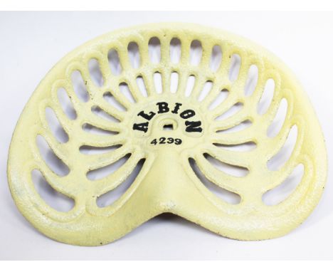 A tractor seat. L42cm