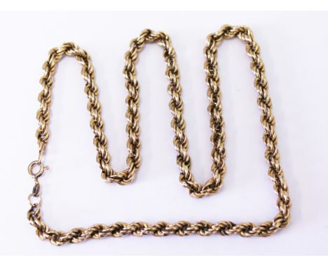 A 9ct gold chain. Wt. 10g. L45cm
