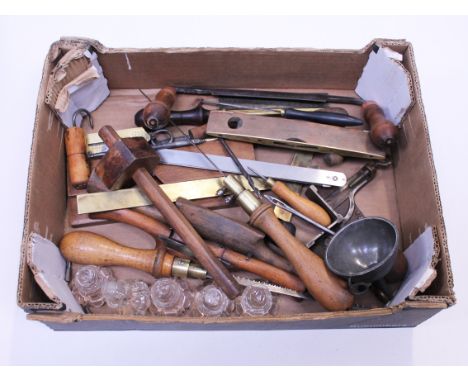 A quantity of old tools