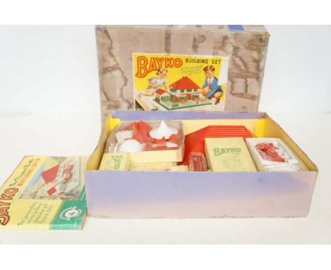 Bayko building set - water mark to box lid