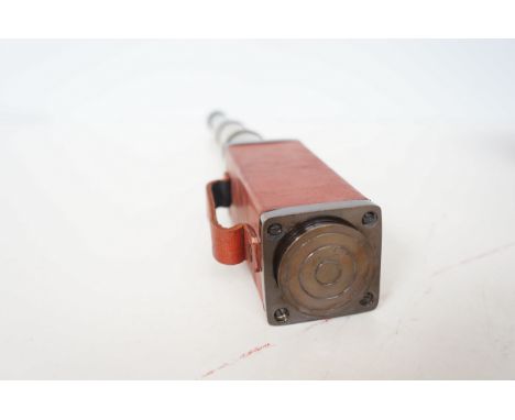 Brass &amp; leather telescope