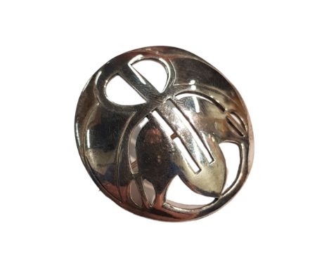 SILVER CELTIC STYLE BROOCH 