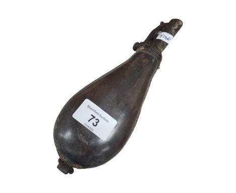 ANTIQUE POWDER FLASK 