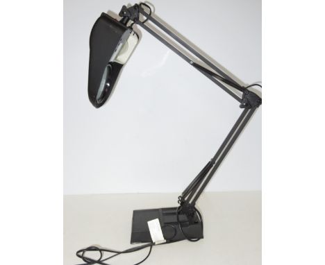 Angle poise magnifying lamp 