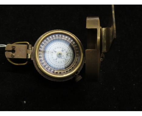 Brass compass T &amp; G London