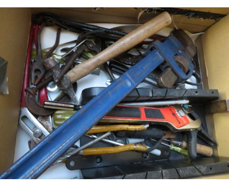 Box of vintage tools
