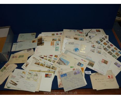 A quantity of First Day Covers including Rhodesia, Zimbabwe etc.