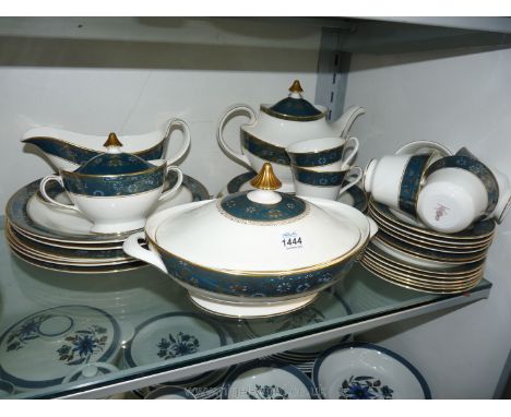 A thirty-one piece Royal Doulton ''Carlyle'' English fine bone part Dinnerware and tea service (mostly being seconds), includ