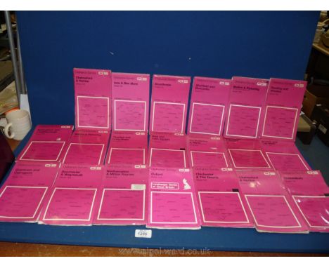 Twenty Ordnance Survey Maps.