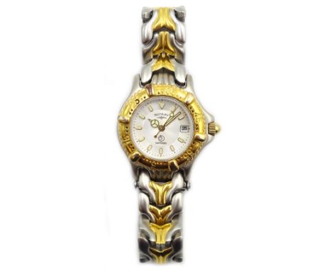 Ladies Rotary Sapphire bi-metal quartz wristwatch, Ref LB3719, with date aperture Condition Report & Further Details Click he