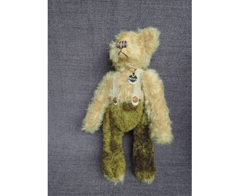 A limited edition modern Deans Teddy Bear, Tucker, Linda Klay, 169/300, with tags, original box, length 38cm