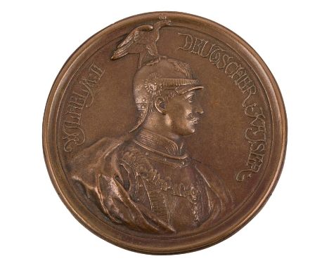 Dt. Kaiserreich -  Bronzegußmedaille o.J. (1892), 375 Jahre Reformation und die Einweihung der Schlosskirche zu Wittenberg, v