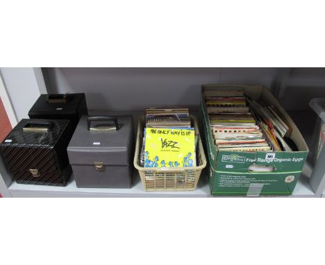 A Quantity of 45rpm's (Mostly 1970's - 80's), including Yazz, S. Express, Frankie Goes to Hollywood, Malcolm McClaren, Michae