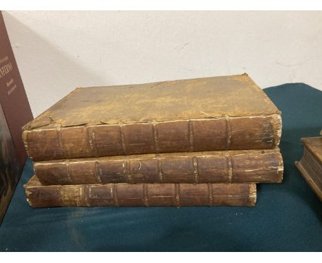 Catrou, Francois. The Roman History, 6 volumes, first edition in English, numerous engraved plates and maps, some loose, ligh