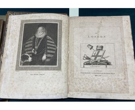 Pennant, Thomas. Of London, first edition, large paper copy, engraved frontispiece and title, 14 engraved plates, including o