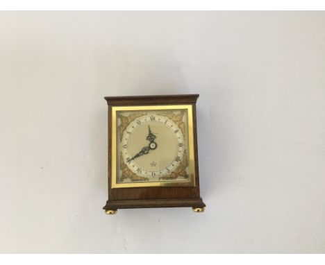 A Elliot mahogany mahogany and brass mantle clock.