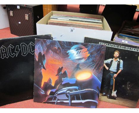 Forty Rock L.P's, to include titles by ZZ Top, Eric Clapton, ACDC, Status Quo, Joe Walsh, ELP, Johnny Winter, Jimi Hendrix, R