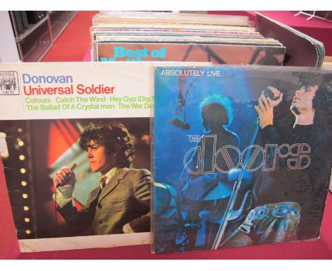 Over Fifty LP's, notable titles include The Doors - Absolutely Live (K62005) 1970 on the Elektra butterfly label, Donovan - U